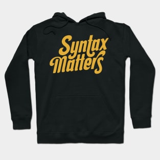 Syntax Matters Hoodie